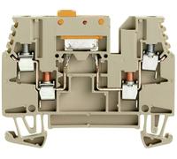Weidmüller 2592670000 Bloc de jonction de test sectionnable modulaire raccord à vis beige foncé 1 pc(s)