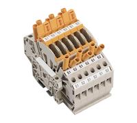 Weidmüller 8000082522 Bloc de jonction de test sectionnable raccord à vis beige 1 pc(s)