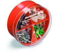 Weidmüller 9025400000 Assortiment dembouts simples 4 mm², 6 mm², 10 mm², 16 mm² partiellement isolé gris, jaune, rouge, bleu 100 pc(s) Box