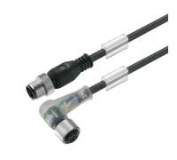 Weidmüller SAIL-M12GM12W-2/4L2.0U câble de signal 2 m Noir