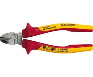 Weidmüller SE HD 160, Pince diagonale, Résistante à l'abrasion, Acier inoxydable, Rouge, Jaune, 160 mm, 160 mm