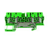 Weidmüller Weidmüller borne de terre 2,5 mm² vert/jaune ZPE 2.5/4AN Quantité:1