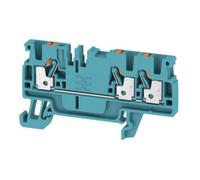 Weidmüller 1521780000 Borne de passage 5.1 mm ressort de traction bleu 100 pc(s)
