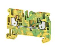 Weidmüller Weidmüller Bornier de terre 2,5 mm², vert/jaune A2C 2.5 PE Quantité:50
