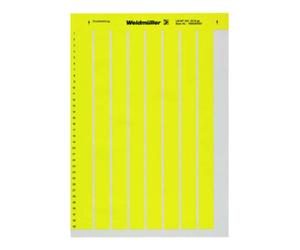 Weidmüller Weidmüller Marqueur d'appareil LM MT300 20X8 JAUNE Quantité:10
