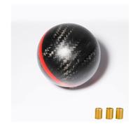 WEIFANAA Pommeau Levier Vitesse Pour Civic Pour Fit S2000 5/6 Vitesses, Tête De Levier De Vitesse Manuelle Course Pommeau Levier Vitesse Fiber Carbone Noir,(No speed)
