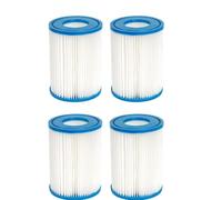 WEIGEXIEO 2-10 pièces 58094 Cartouche filtrante Type II, Cartouche filtrante for Spa de Piscine, Compatible for Bestway Flowclear II, 58094 58383 58386 58117 58386GS Compatible for Lay Z Spa(4pcs)