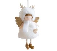 Weihnachtsengel | ange en tissu fertigte Handfertigte mit Flügeln | Weihnachtsdeko für Zuhause, Büro, Partys, Weihnachtsdeko, Weihnachtsstimmung verbreiten, ideales Weihnachtsgeschenk für Ihre