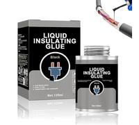 WEILAOK Gel Isolant Electrique, isolant Electrique Liquide, Caoutchouc Liquides, Liquid Tape Noir, Revêtement en Caoutchouc Isolant liquide, Colle Ignifuge Résistante Aux Hautes Température, 125 ml