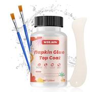 WEILAOK Vernis Colle Transparent, Colle pour Puzzle, Colle Blanche Loisir Creatif, Livré Avec un Petit Outil, La Colles est Facile à Appliquer, Transparente et Incolore, 250 ml