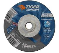 Weiler - 588206 58206 Lot de 10 écrous en aluminium Tiger type 27 de 10,4 cm de diamètre 5/8-11 UNC