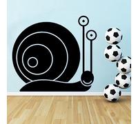 WEIMEIJIE Escargot vinyle sticker mural appliqué drôle appliqué mignon animal mural chambre d’enfants chambre de bébé décoration murale 42x46 cm