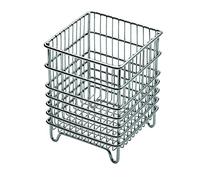 Weis 10369 Corbeille à Couvert Acier Inoxydable Argent 12 x 12 x 15 cm