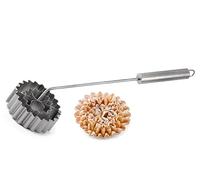 Weis 14214 Moule à Beignets de Rose Acier Inoxydable Argent 46 x 12,5 x 12,5 cm