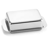Weis 14257 Beurrier pour 1/2 Livre Acier Inoxydable Argent 15 x 9,4 x 4,2 cm