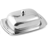 Weis 14284 Beurrier Classique Acier Inoxydable Argent 12 x 18 x 4,5 cm