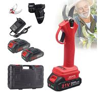 WEIWAN Sécateur électrique sans Fil Professionnel Léger Ergonomique 1kg, Portable Secateur Electrique avec Batterie 21V, 2 batteries x 2Ah, diamètre de Coupe 30mm, secateur de jardin electrique