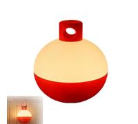 WEIWOGU Veilleuse Bobber de pêche, lampe LED à intensité variable imprimée en 3D, lampe de table de chevet rechargeable à lueur chaude, décoration de pêche côtière pour pêcheurs, hommes (1pcs)