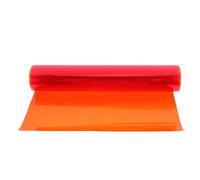WEKADRIN Film Transparent pour fenêtre - 40 x 300 cm - Orange - Film filtrant de lumière Autocollant pour éclairage de Noël et éclairage paysager - Film de Correction des Couleurs pour la