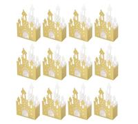WEKAMOS Coffrets Cadeaux De FêTe 20 PièCes BoîTes À Bonbons DéCoratives DoréEs En Papier Pailleté 6.50X4.33X1.97In BoîTe Cadeau ÉLéGante Pour Mariage Anniversaire Remise De DiplôMe