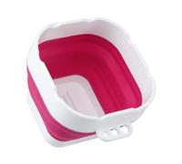 WEKAMOS Lave-pinceaux d'artiste Pliable en Silicone Rouge, Compact et Léger, Seau de Peinture Multifonction pour Peinture à l'huile, Aquarelle et Acrylique, Usage Professionnel et Loisir,