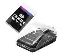 WEKAMOS Ramasseur de Miettes Noir Réutilisable avec Mécanisme à Rouleau Portable en Plastique et TPR à Gomme Design Adorable et Compact pour Bureau et École