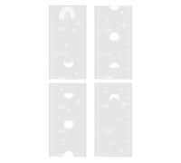 WEKAMOS Sticker Mural Miroir pour Garçon Fille Toise de Décorative Autocollant pour Chambre Garçon Fille Maternelle et Nursery Hauteur et Décoration Murale Pratique