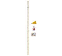 WEKAMOS Toise Murale pour Garçon Fille avec Outil de Mesure Magnétique Autocollant de Mesure Amovible pour Suivi de Croissance Décoratif et Précis