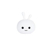 WeKids Lampe de Chevet pour Enfant/Bébé - Veilleuse Lapin Nomade à motifs étoilés Sans Fil 3 Couleurs 3 Effets Réglable LED - Rechargeable - Blanc