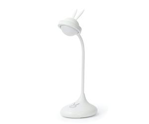 WeKids Veilleuse Lapin Portable pour Enfant - Recharge Usb - Lumière tactile Petite Lampe De Table Dortoir De Bureau Nuit LED - Blanc