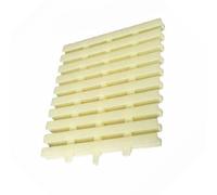 WEKONUMEX Couvercle de vidange de trop-Plein for Grille de Piscine, Blanc/os, Plusieurs Tailles(Bone Color,18x100CM/4pieces)