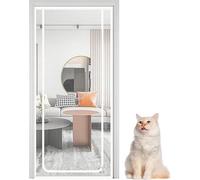 WEKONUMEX Moustiquaire pour Porte de Chat, Moustiquaire for Porte et fenêtre avec Fermeture éclair, 70-150 x 200-220 cm(120x220cm)