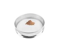 WEKONUMEX Tamis de Test, Tamis de Laboratoire, Tamis, Tamis de Test en Acier Inoxydable, Maille de 0,003 à 12,5 mm de diamètre, 15 à 40 cm, Argent(Mesh 0.2mm)
