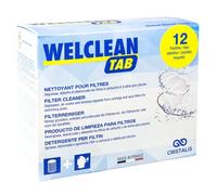 WELCLEAN Tab - FLOVIL md9294 Nettoyant en pastilles pour filtres, Blanc