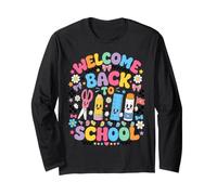 Welcome Back to School Cute Classroom Supplies Teacher Manche Longue
