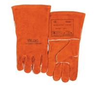 Weldas Gants de soudeur taille XL (9,5) rouge cuir bovin refendu de qualité supérieure Quantité:5