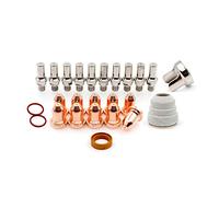 WeldingStop LC25 Kit torche de coupe plasma pour coupe-légumes Lincoln | (Électrode, pointe, anneau tourbillonnant, coupelle de retenue, joint torique, entretoise) PK/25