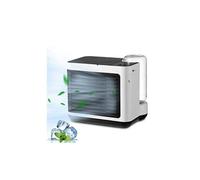 Welikera mini climatiseur portable & refroidisseur air conditionné 4 w avec usb et 2 vitesses réglables technologie des ions négatifs ( blanc ) Blanc G