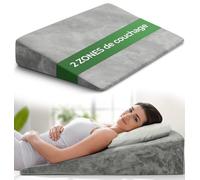 Well B4 Coussin cale pour lit et canapé, cale de Matelas, Reflux [avec 2 Zones de Couchage], de Lecture pour rehausser Le Sommeil comme tête, rehausseur de lit, de Soutien