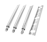 WELL GRILL Brûleur tubulaire en acier inoxydable pour Broil King Signet 390 pièces de rechange, 18629 double tube et brûleur crossover - Accessoires pour barbecues à gaz Broil King Signet & Sovereign