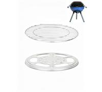 WELL GRILL Grille de barbecue en acier inoxydable et réflecteur de chaleur pour barbecue Campingaz Party 400CV 400R Pièces de rechange, bouclier thermique et grilles rondes pour réchaud de camping