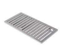 WELL GRILL Grille de cheminée, 16 x 28 cm, grille en fonte pour de nombreuses cheminées et fours, épaisseur : 0,85 cm, en acier massif, ne se déforme pas facilement