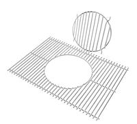 WELL GRILL Grille de cuisson en acier inoxydable de 44,5 cm avec insert rond amovible pour barbecue à gaz Weber Spirit I & II 200 Series, Spirit E-210 E-220 S-210 S-220, pour barbecue Weber Gourmet