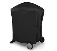 WELL GRILL Housse de barbecue résistante aux intempéries pour Weber Q100/Q1000/Q200/Q2000 série avec chariot portable, housse de barbecue 7113 imperméable, résistante aux UV en polyuréthane