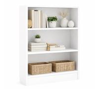 Well Home Bibliothèque Turia avec 2 étagères de Couleur Blanche de 79 x 26,72 x 107,2 cm