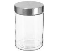 Well Home Bocal en verre et acier inoxydable de 1,2 l Ø 11 cm
