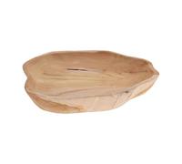 Well Home Bol en bois de racine de teck 30 x 30 x 4 cm