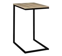 Well Home - Extrémité du canapé en métal Noir et Bois