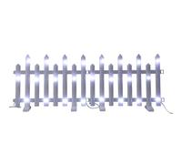 Well Home Lot de 8 Lampes de clôture LED Blanches avec contrôleur et minuteur