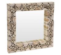 Well Home Miroir avec Cadre carré 50 x 50 cm